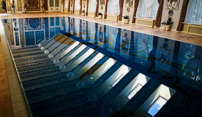 Переливной бассейн в Подмосковье
